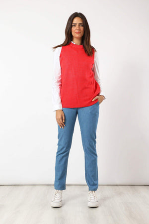 Round Neck Wool Vest - Carina - كارينا