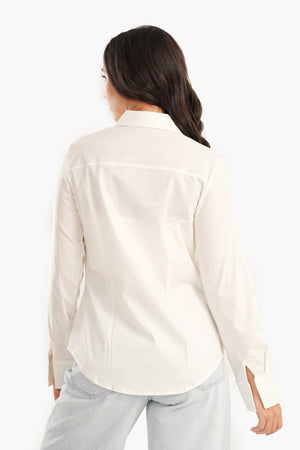 Shirt with Full Hidden Placket - Carina - كارينا