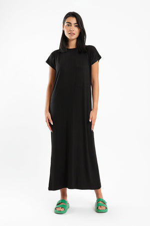 Short Sleeves Basic Dress - Clue Wear