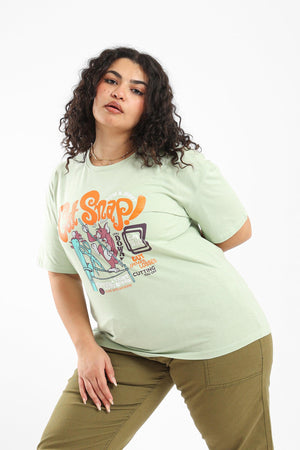 Short Sleeves Printed T-shirt - Clue Wear
