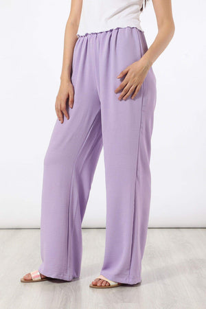 Simple Wide Leg Pants - Carina - كارينا