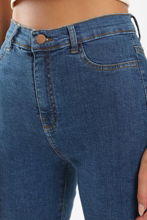 Skinny Fit Denim Pants - Clue Wear