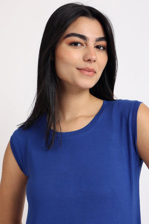 Sleeveless Regular Fit Dress - Clue Wear