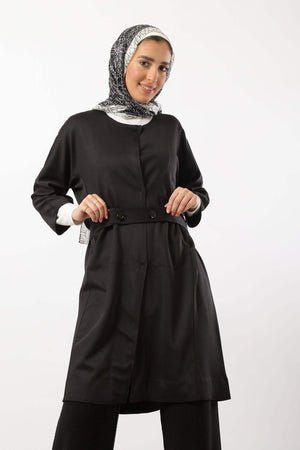 Snap Closure Lightweight Jacket - Carina - كارينا
