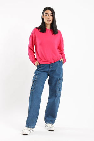 Solid Comfy Sweatshirt - Clue Wear
