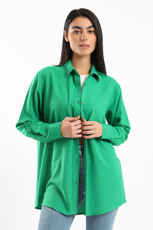 Solid Relaxed Shirt - Clue Wear