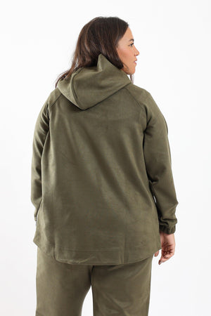 Sports Sweatshirt With 2 Slits - Clue Wear