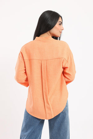 Stand Collar Shirt - Clue Wear