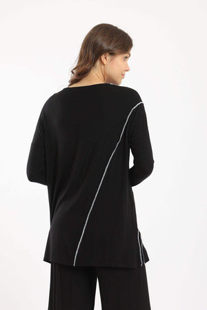 Stitched Line Lounge Top - Carina - كارينا