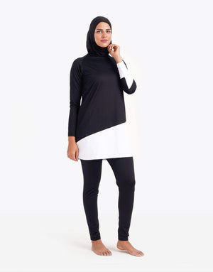 Symmetric Hijabi Swimsuit - Carina - كارينا