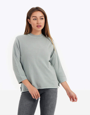 Three-Quarter Sleeve Blouse - Carina - كارينا