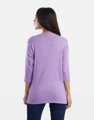 Three-Quarter Sleeve Blouse - Carina - كارينا