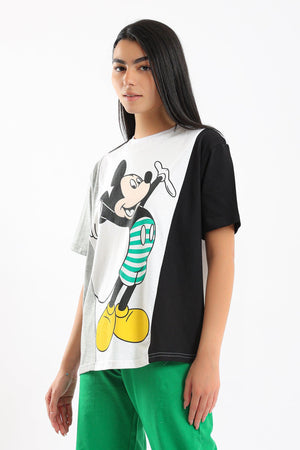 Three Tones Printed T-shirt - Clue Wear