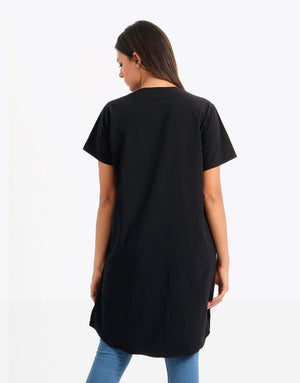V-Neck Loose Fit Blouse - Carina - كارينا