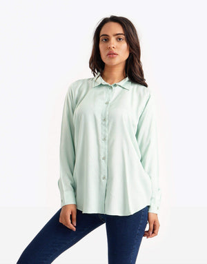 Viscose Classic Collar Shirt - Carina - كارينا