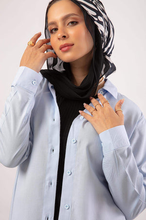 Viscose Classic Collar Shirt - Carina - كارينا