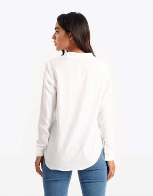 Viscose Classic Collar Shirt - Carina - كارينا