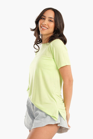 Viscose Plain Lounge T-Shirt - Carina - كارينا