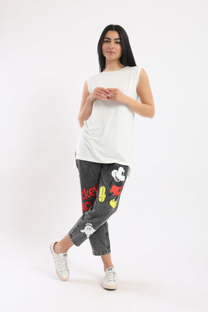 Viscose Sleeveless Top - Clue Wear
