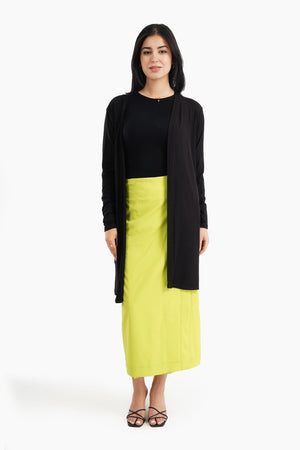 Viscose Solid Pattern Cardigan - Carina - كارينا