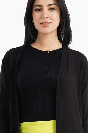Viscose Solid Pattern Cardigan - Carina - كارينا