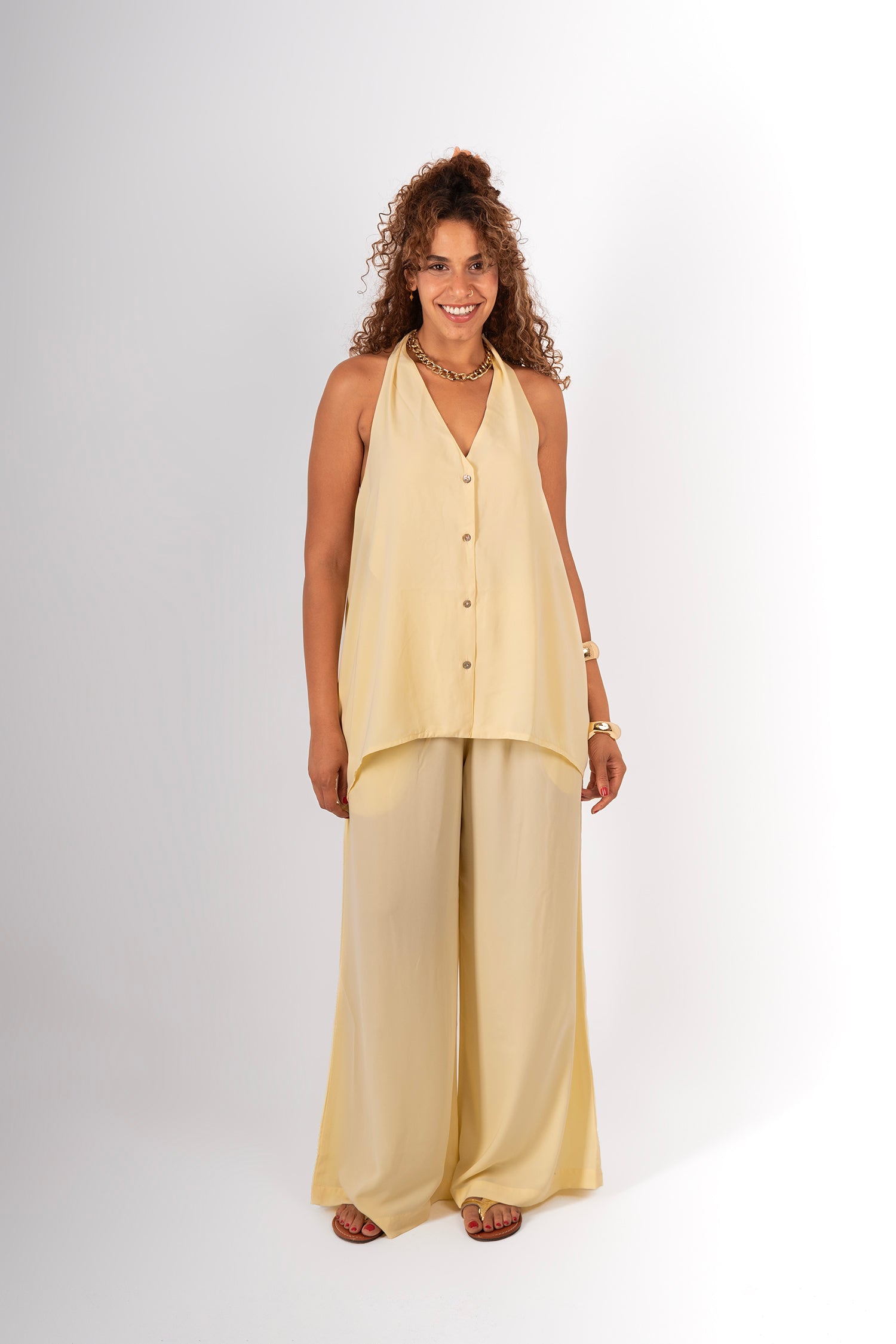 Backless vest set