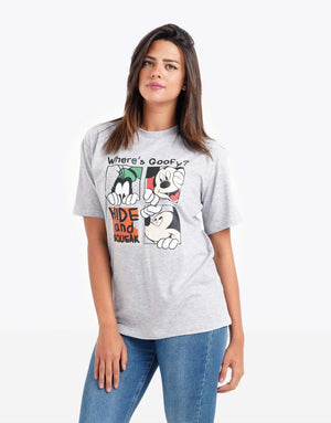 Where's Goofy Short Sleeve Cotton T-Shirt - Carina - كارينا
