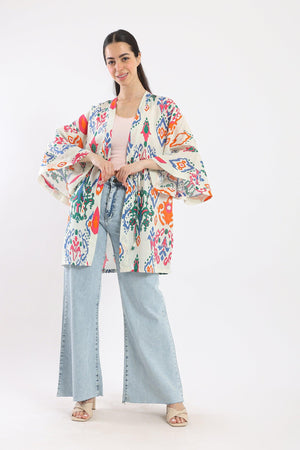 Wide Sleeves Kimono - Clue Wear