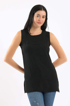 Wide Strap Sleeveless Top - Carina - كارينا