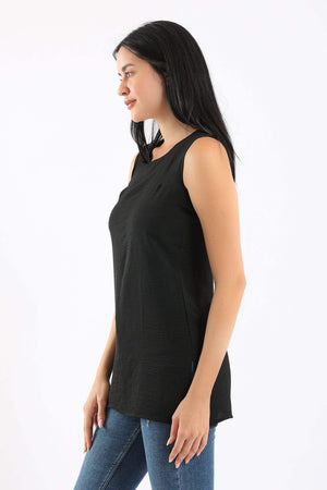 Wide Strap Sleeveless Top - Carina - كارينا