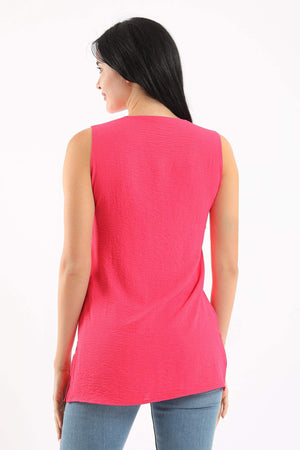 Wide Strap Sleeveless Top - Carina - كارينا