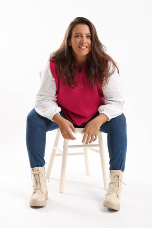 Wool Sweater Vest - Clue Wear