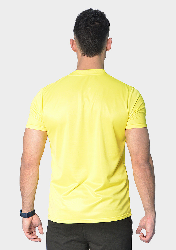 Dry Fit Mesh Sports T-Shirt – Yellow