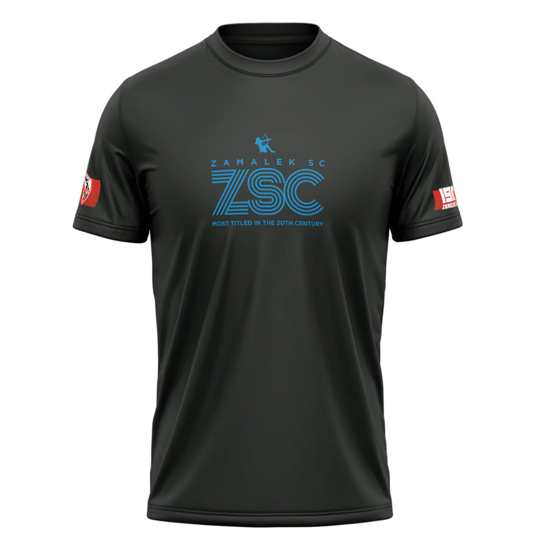 Cotton Zamalek SC Graphic T-Shirt – Black