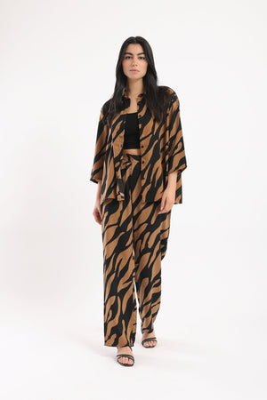 Zebra Print Shirt - Clue-wear