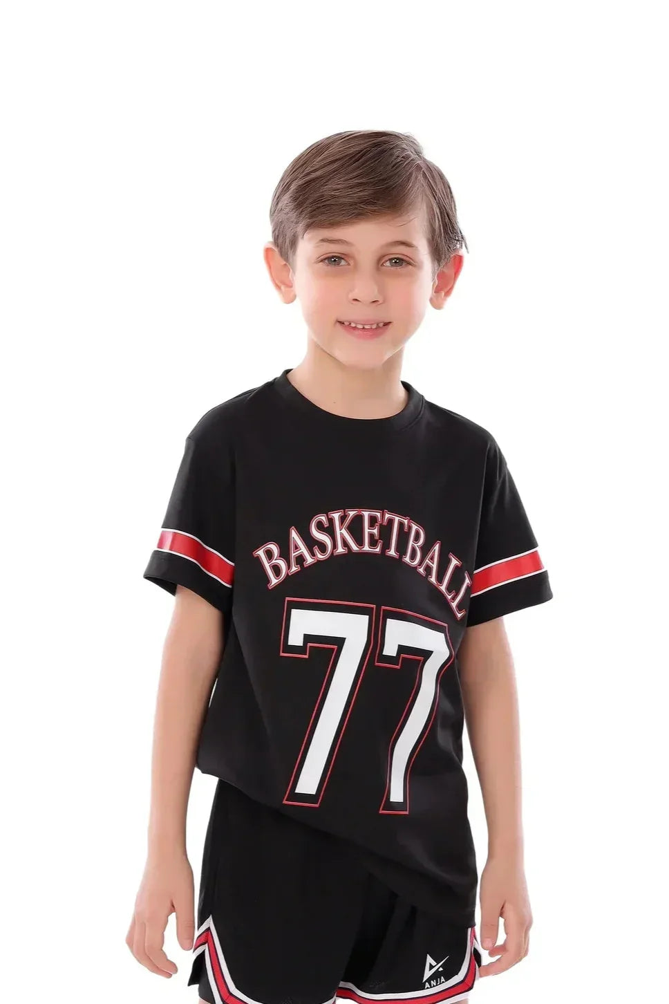Basketball 77 T-Shirt - Black