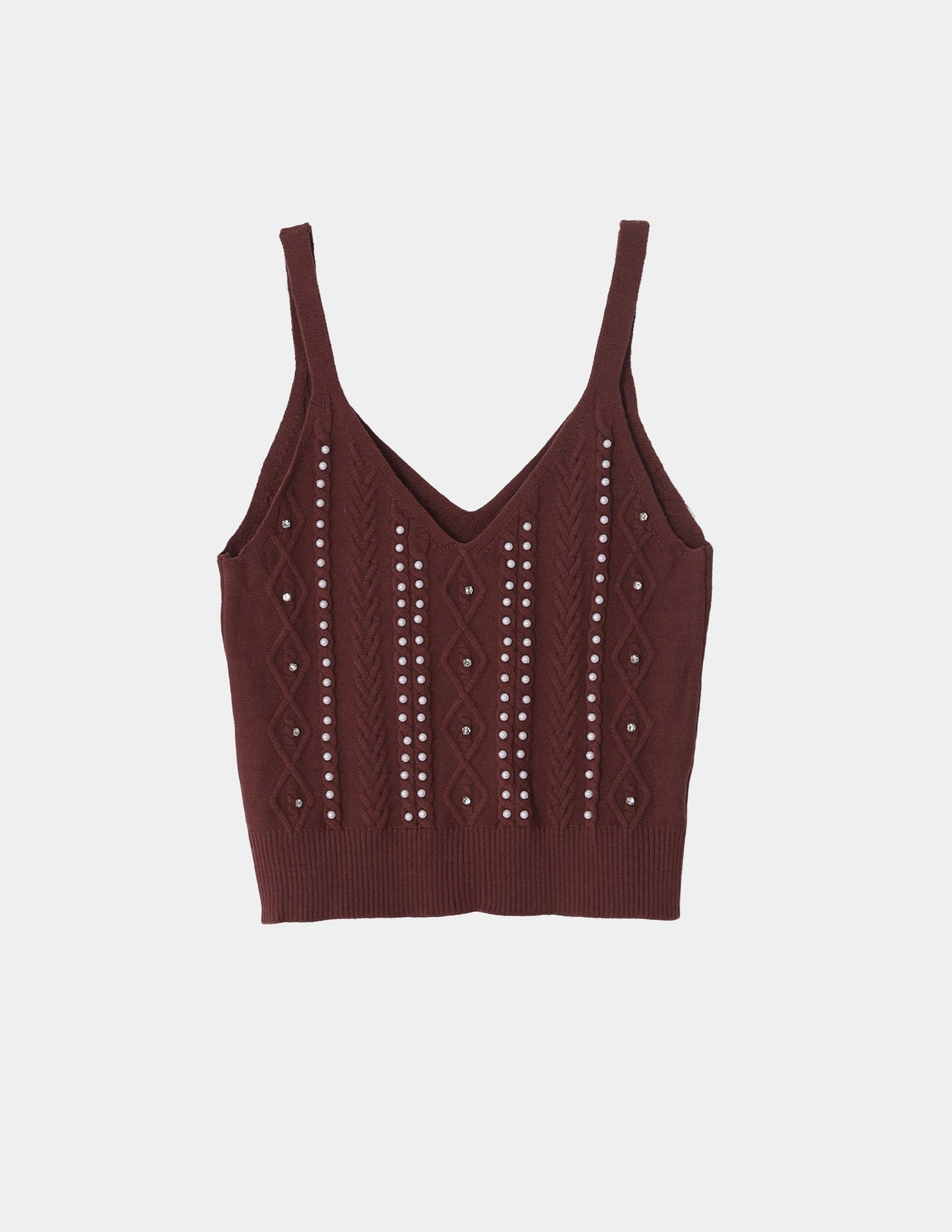 Beaded Sleeveless Top