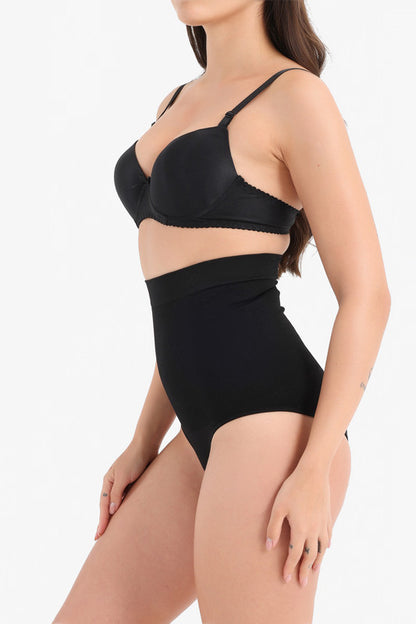 High-Waist Shapewear Panty Black