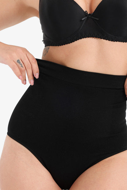 High-Waist Shapewear Panty Black