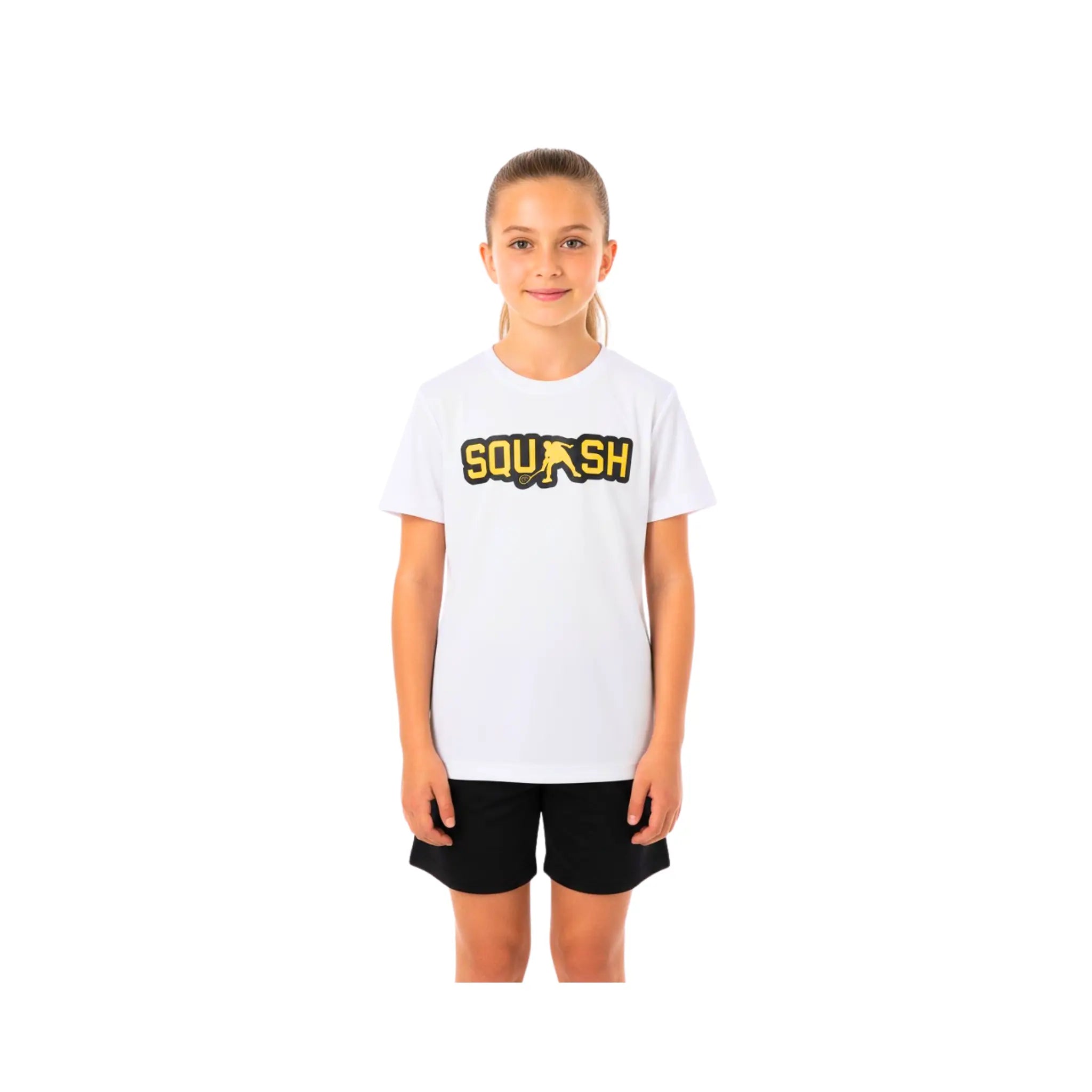 Squash Graphic Athletic T-Shirt - White