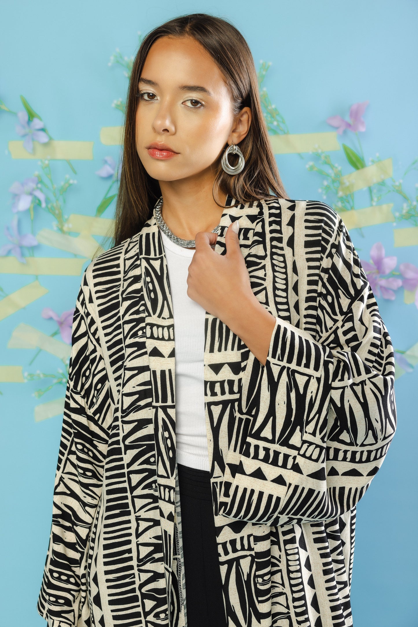 Viscose Kaya Kimono - Multicolor