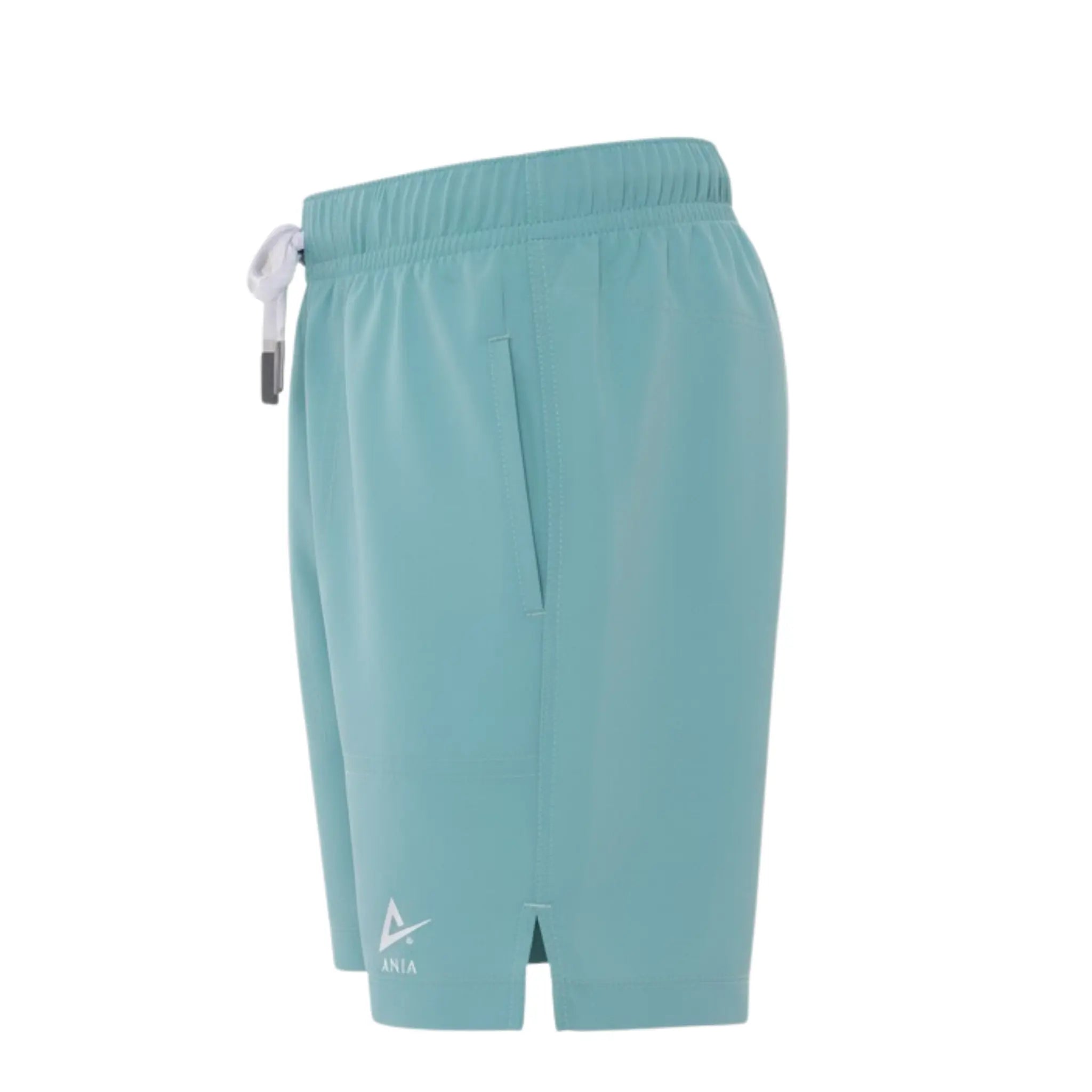 Knee-Length Athletic Shorts - Light Green
