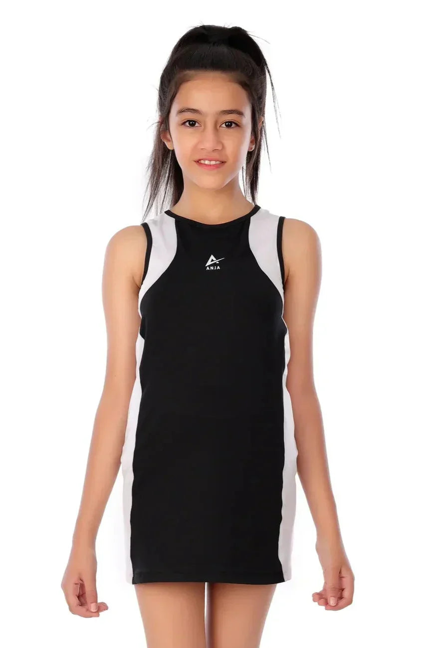Racerback Sports Dress - Black