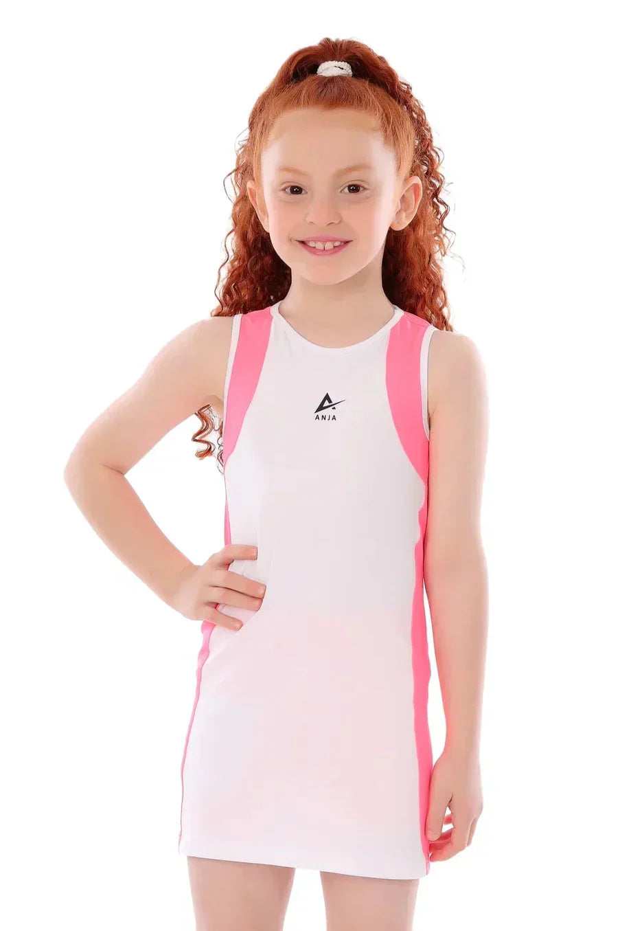 Racerback Sports Dress - White