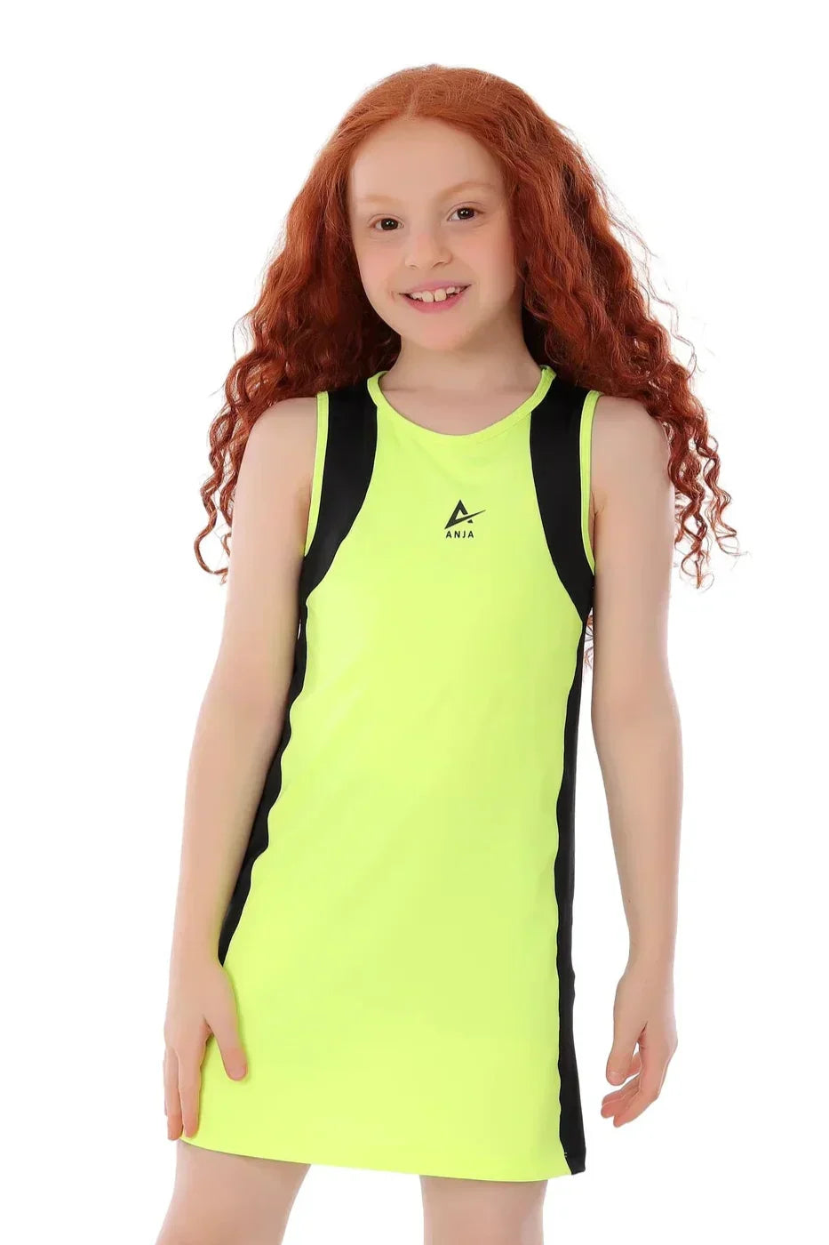 Racerback Sports Dress - Neon Green