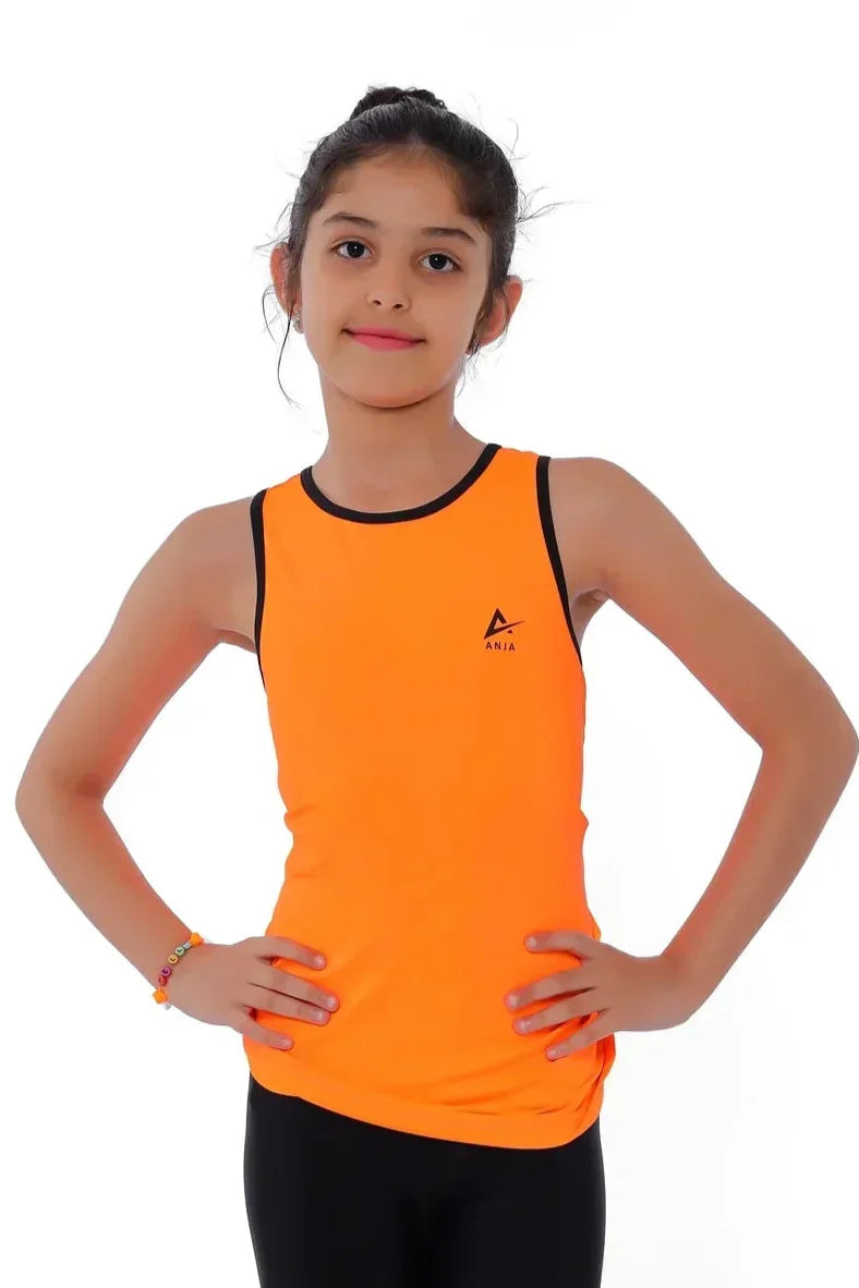 Classic Racerback Athletic Tank Top - Orange