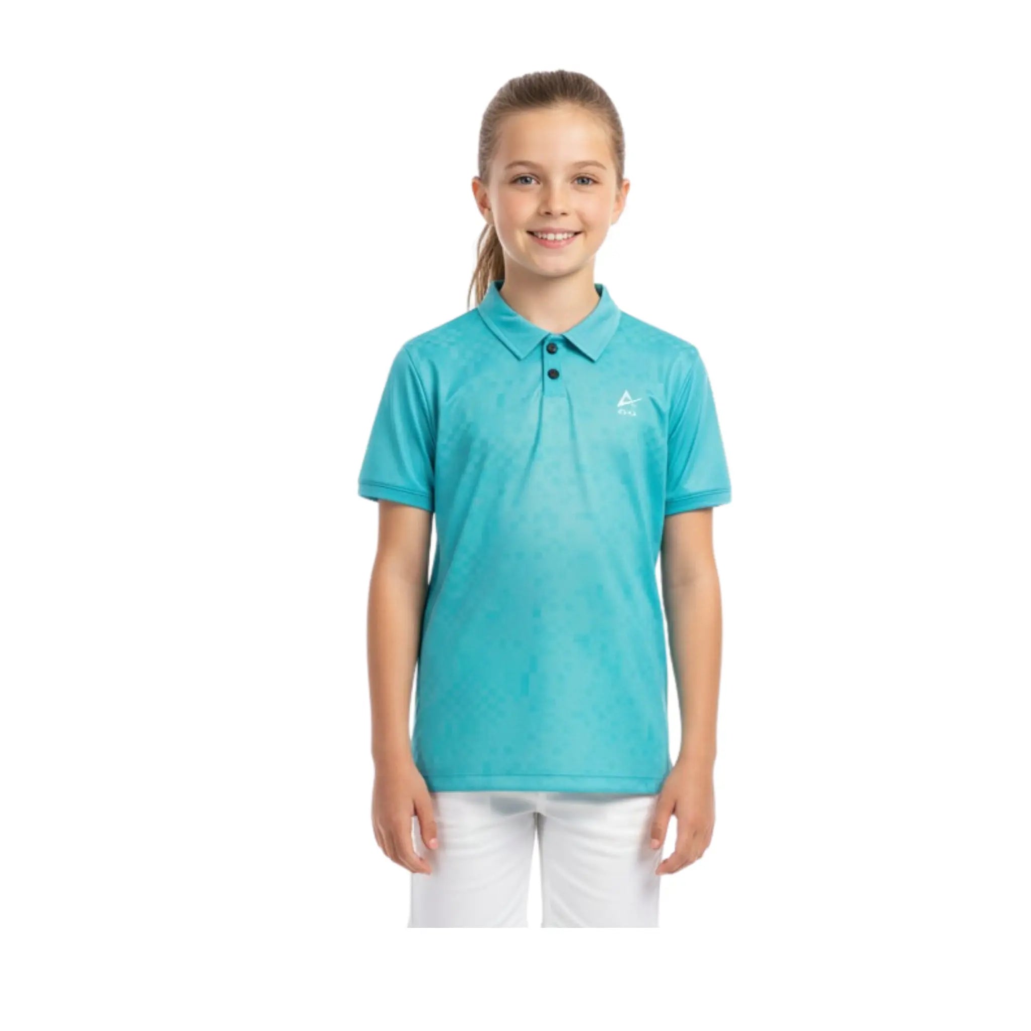 Short Sleeve Polo T-Shirt - Turquoise