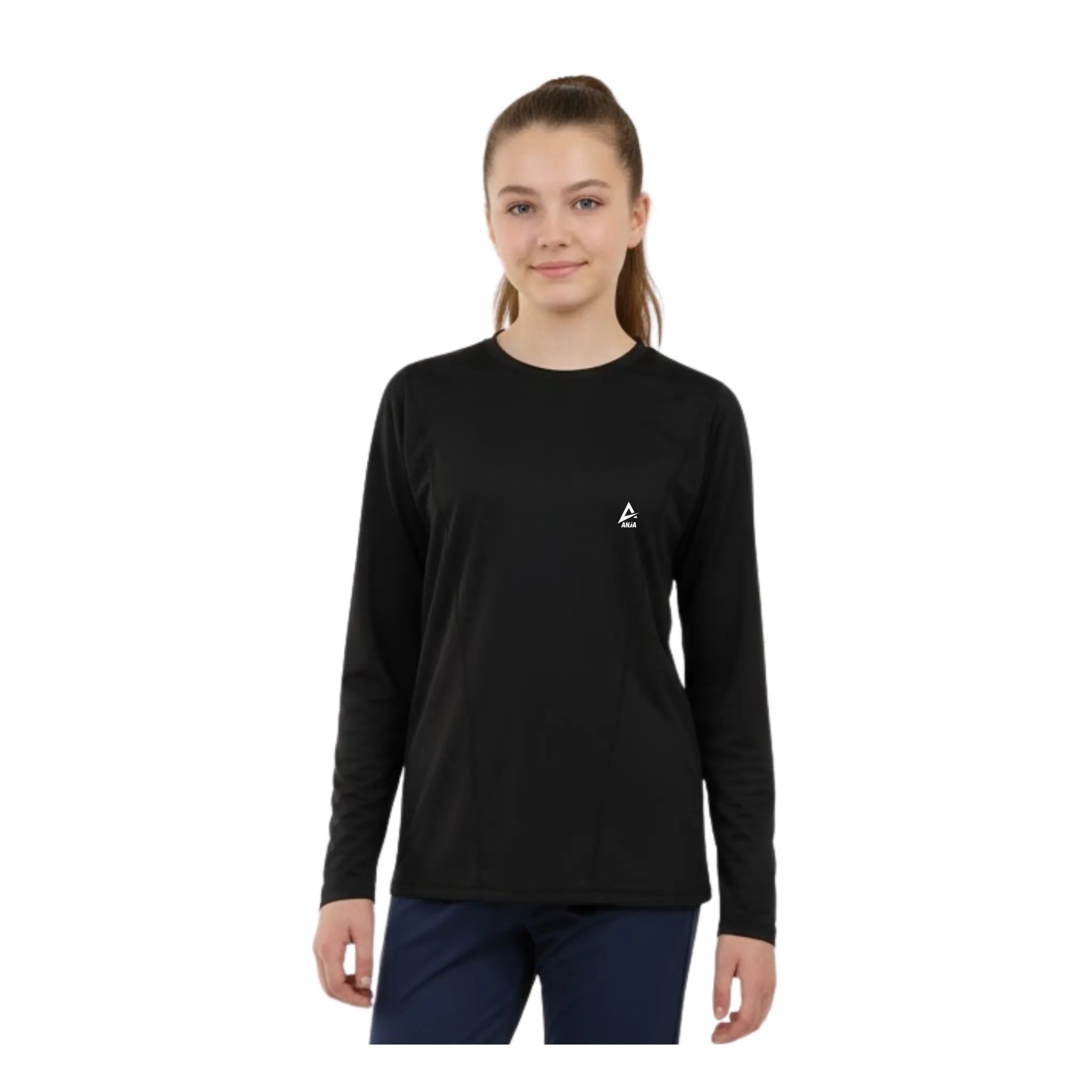 Essential Long Sleeve Performance T-Shirt - Black
