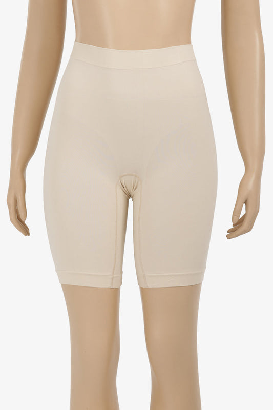 Microfiber Seamless High-Waist Thigh Slimmers – Stony Beige
