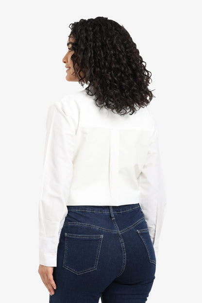 Poplin Solid Shirt - Off White